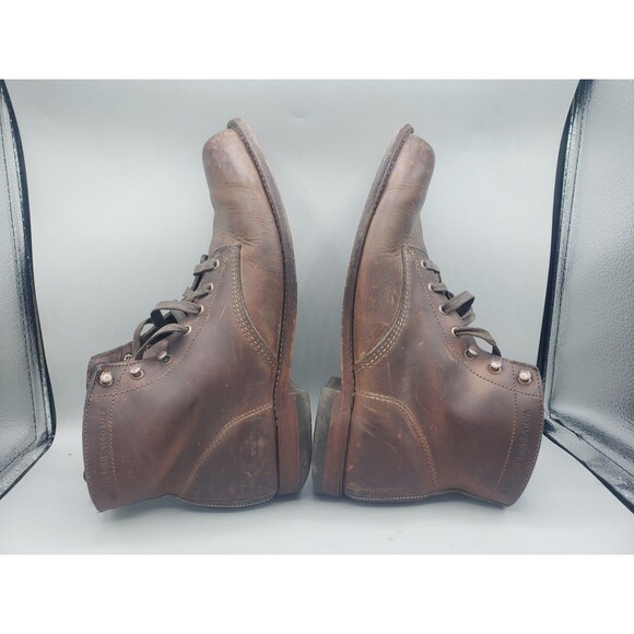 Wolverine 1000 Mile Men 9.5 Plain-Toe Original Boot - Brown - Picture 10 of 16